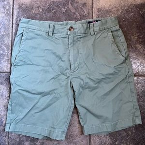 Vineyard Vines green shorts-  31 Waist